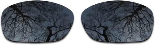Vista 2 de 2 pares de lentes polarizadas de repuesto para Oakley Ten X negro y cromo plateado