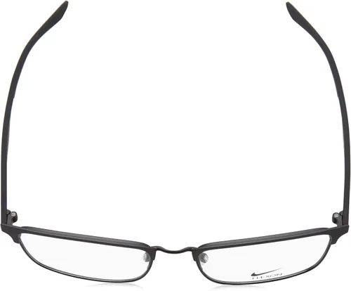 Vista 4 de Nike Flexon 4314 001 - Lentes para hombre, color negro satinado, con borde completo, forma rectangular, 2.126 in