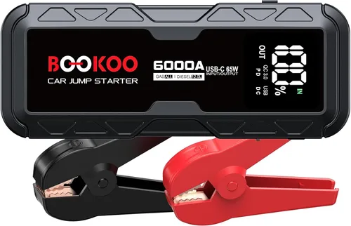 Vista 8 de BOOKOO Arrancador de salto 6000A 12V para cortacésped de barco de coche