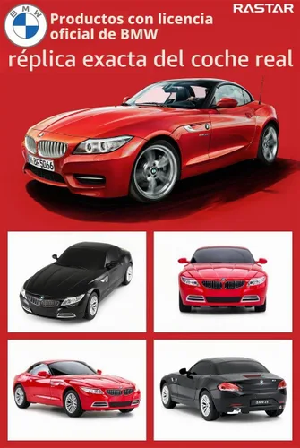 Vista 4 de RASTAR 39700 1/24 RC Car BMW Z4 con control remoto 2.4G Negro