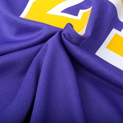Vista 2 de #24 - Camiseta de baloncesto sin mangas y pantalones cortos deportivos con muñequeras para fanáticos, niños, jóvenes