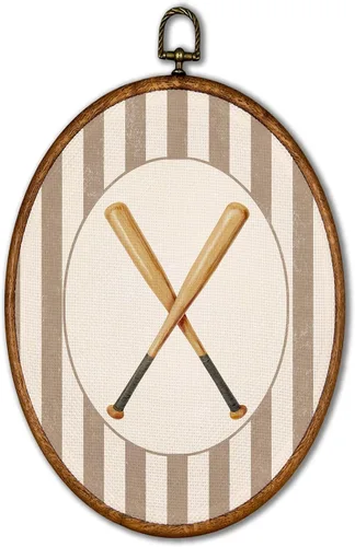 Vista 20 de KSDUT Arte de Pared de Béisbol Vintage - Arte de Pared Deportivo Retro de Moda Marco de Lienzo Colgante con Impresiones, Galería Deportiva