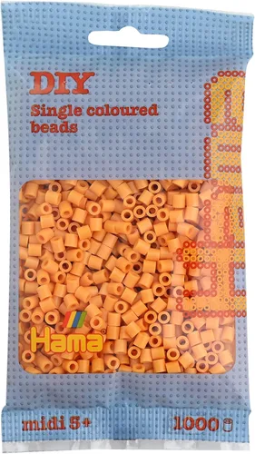 Vista 8 de Hama 207-38 Beads 1,000 Bead Recarga Bolsa - Naranja Neón