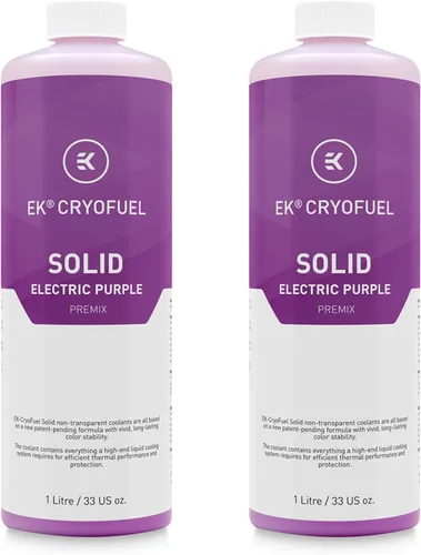 Vista 8 de EK WB EK-CryoFuel Solid Premix - Refrigerante para PC, 33.8 fl oz, rojo escarlata, paquete de 2