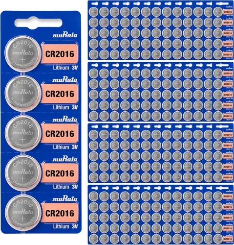 Vista 2 de Murata Batería CR2016 DL2016 ECR2016 3V Litio Moneda Celda (5 Baterías)