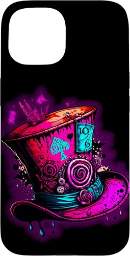 Vista 6 de Funda para iPhone 11 Pro Max We're All Mad Here Pink Steampunk Alicia en el país de las maravillas