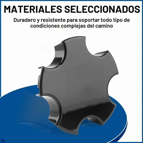 Vista 6 de 4 tapas centrales de rueda compatibles con Corvette C5 Z06 2000-2004 de repuesto negro S207-09 WCA-155