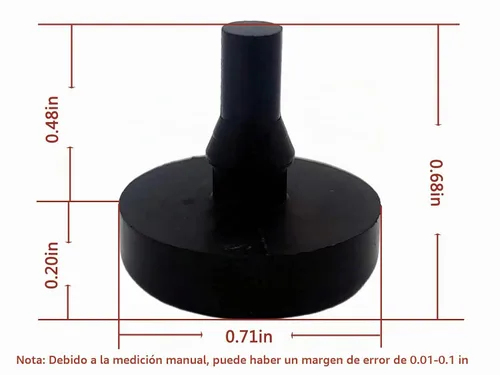 Vista 5 de Tapón de goma para pedal de interruptor para Mazda Miata MX-5 G03043029 1990-2005 paquete de 4