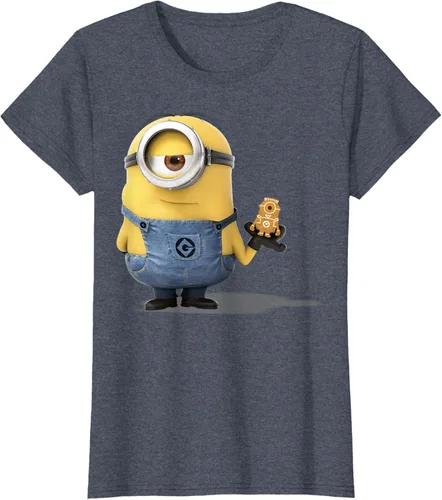 Vista 62 de Camiseta Despicable Me Minions Holding A Ginger Bread Minion Retrato Pequeña