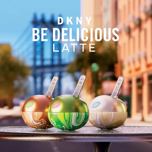 Vista 4 de DKNY Be Delicious Latte Pistachio Eau de Parfum Perfume en espray para mujer, 1.7 onzas líquidas