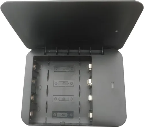Vista 5 de Cargador de teléfono operado por batería con LED Banco de energía portátil con batería USB de emergencia alimentado por 4 pilas AA