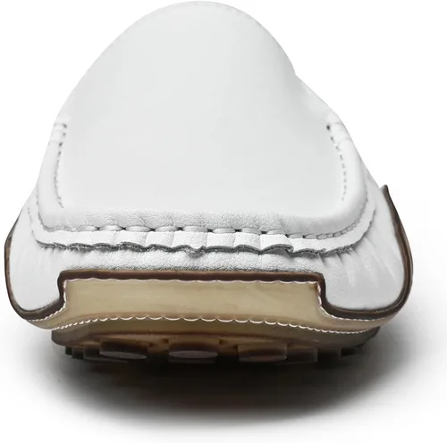 Vista 4 de Mocasines casuales para hombre, mocasines para conducir, mocasines Penny con suela de goma, suaves y ligeros, zapatos planos sin barco..