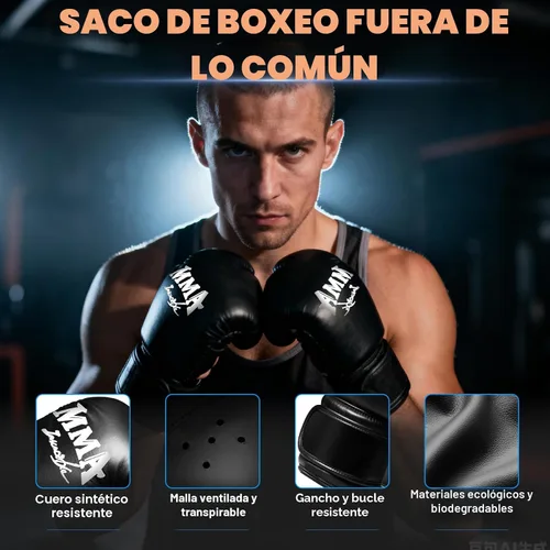 Vista 7 de Heavy Boxing Bag with Stand for Adult Teens, 70'' Freestanding Punching Bag with Boxing Gloves, Men Women Standing Kickboxing Bag, Kickboxing Bags