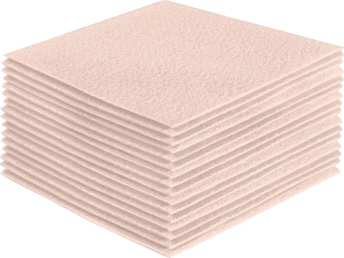 Vista 55 de FabricLA Hojas de fieltro acrílico para manualidades, cuadrados de fieltro precortados suaves de 4 x 4 pulgadas (3.9 in x 3.9 in), utiliza hojas