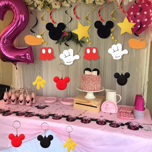 Vista 5 de Llaveros de recuerdo para fiestas infantiles.