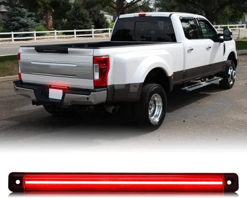 Vista 7 de Barra de luz de marcha para puerta trasera LED SHINEFIT Compatible con F350 F450 F550 Super Duty Truck de rueda doble 1999-2016, luz de repuesto