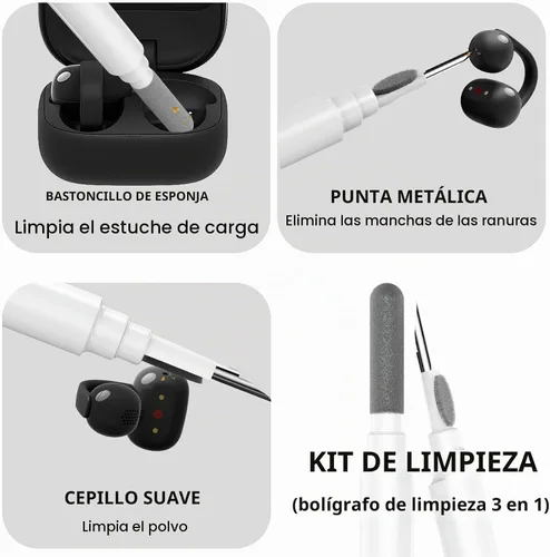 Vista 7 de Funda compatible con Sony LinkBuds Clip WF-LC900, silicona suave a prueba de golpes, funda protectora para auriculares Sony LinkBuds Clip Open-Ear