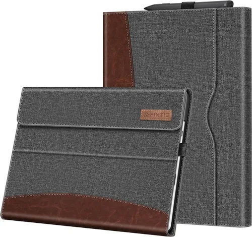 Vista 17 de Fintie Funda para Microsoft Surface Pro 11/10/9 de 13 pulgadas - Cubierta tipo cartera de negocio con múltiples ángulos de visualización