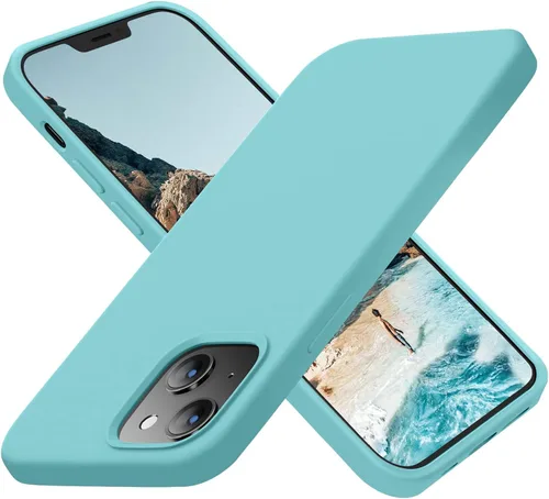 Vista 25 de Cordking Funda diseñada para iPhone 13, diseñada para iPhone 14, funda ultradelgada de silicona, funda protectora a prueba de golpes