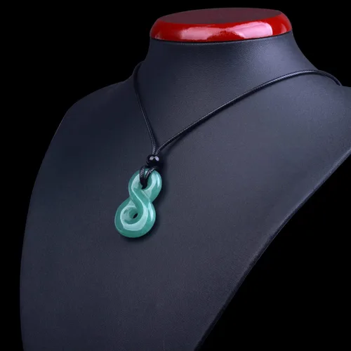 Vista 5 de Collar infinito, piedras preciosas auténticas, gemas de meditación, cristales y piedras curativas, regalos espirituales, joyería de yoga, amuletos