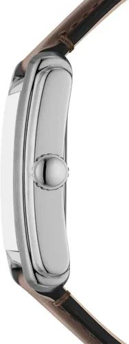 Vista 3 de Fossil Reloj de tres manecillas de acero inoxidable de cuarzo Carraway para hombre