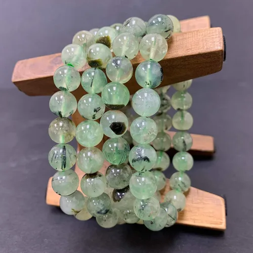 Vista 482 de Gem Avenue Handmade Round Bead Stretch Bracelet Unisex Natural Stone Beaded Jewelry for Men & Women, Elastic Wristband for Daily Wear