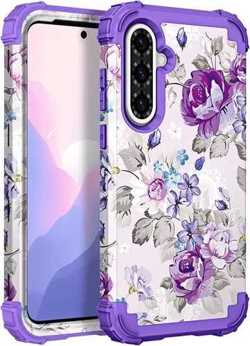 Vista 87 de Hocase Funda para Galaxy A37 5G, protección resistente a prueba de golpes, parachoques de goma de silicona suave+funda protectora híbrida