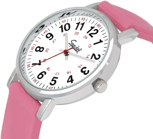 Vista 2 de Speidel Reloj para profesionales de la salud Colores para médicos fácil de leer segundero resistente al agua
