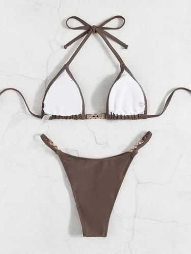 Vista 2 de SHENHE Conjuntos de bikini sexy para mujer, trajes de baño de 2 piezas