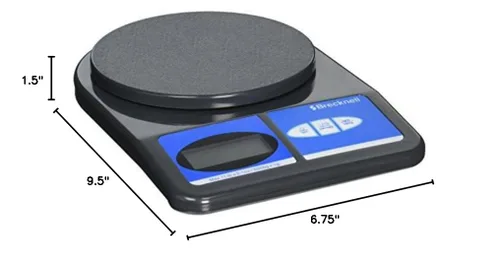 Vista 10 de Brecknell, 311, Báscula electrónica de oficina, 11 lb x 0.1 oz