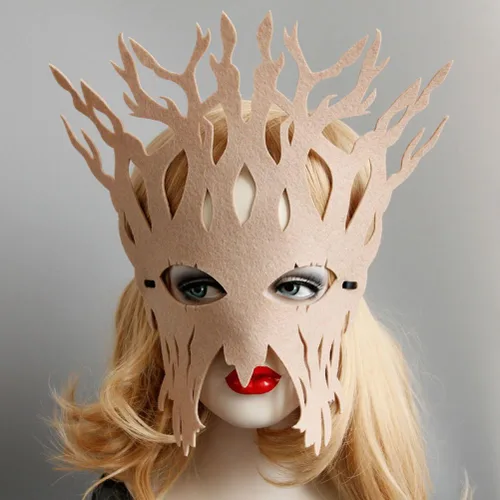 Vista 3 de ZLTFashion Máscaras de máscaras, máscara de árbol de Navidad, decoración de broma