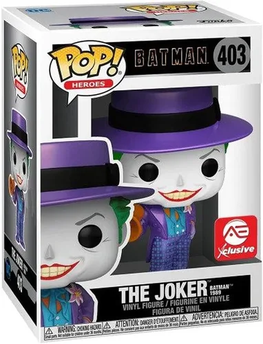 Vista 2 de Funko POP Batman 1989 The Joker AE Metallic Exclusive