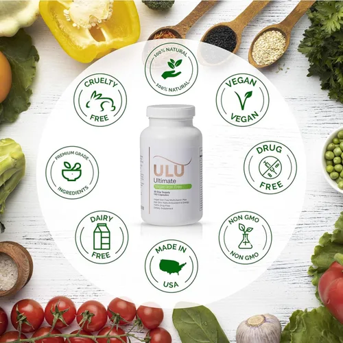 Vista 2 de Multivitamínico definitivo: vegano, sin hierro, promueve un cabello, piel y uñas más fuertes y mejora los antioxidantes y la energía con un mejor
