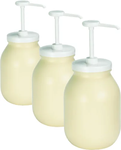 Vista 2 de Tablecraft Kit de bomba de condimentos económicos [6 piezas], blanco