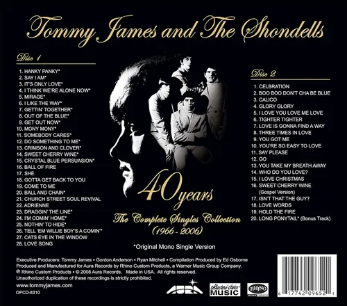 Vista 2 de 40 Years The Complete Singles Collection 1966-2006
