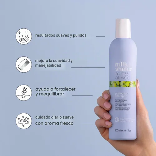 Vista 2 de milk_shake Champú perfeccionador sin encrespamiento Para cabello