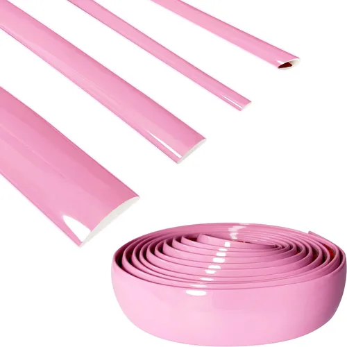 Vista 11 de Tira de moldura decorativa rosa suave para coche/motocicleta, autoadhesiva, universal para exterior e interior, salpicadero, parachoques, ventana