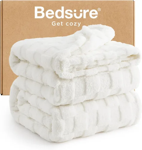 Vista 75 de Bedsure GentleSoft - Manta verde salvia para sofá, manta de forro polar a cuadros, regalos de Navidad para mujeres, hombres y niñas, bonita manta