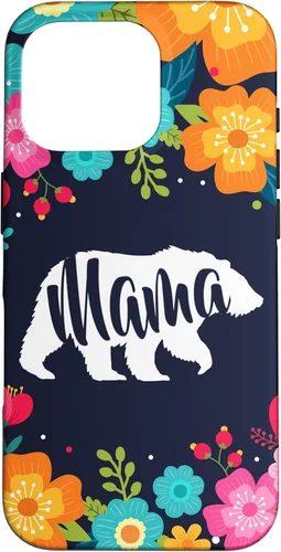 Vista 20 de Mama Bear - Funda para iPhone 17 con diseño de flores florales
