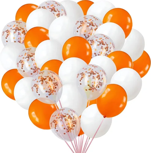 Vista 15 de Globos negros y dorados con globos de confeti negro y dorado para Año Nuevo, graduación, baby shower, boda, cumpleaños, fiestas familiares, 50
