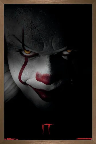 Vista 14 de Trends International IT-Pennywise - Póster de pared, 14.725 x 22.375 pulgadas, versión enmarcada de madera de granero