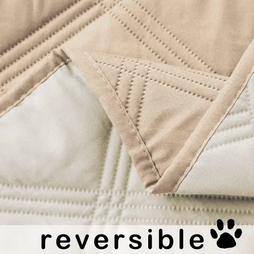 Vista 2 de SUNNYTEX - Funda de cama para perros, impermeable y reversible, manta para mascotas, cubierta de sofá, protector de colchón y muebles, para perros