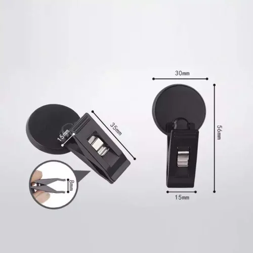 Vista 4 de 2 soportes para boletos para parabrisas de automóvil, clip de ventosa para ventana, multifunción, para billetes, abrazadera para tarjetas