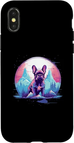 Vista 4 de Funda para iPhone 14 Bulldog Francés para hombres, mujeres y niños