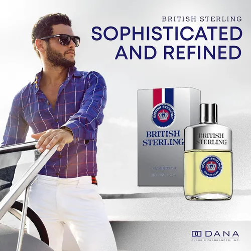 Vista 7 de British Sterling por Dana para Hombre. Colonia Splash, 3.8 onzas