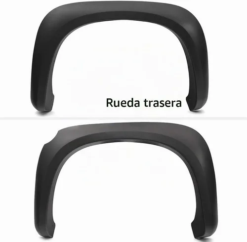 Vista 8 de PIT66 Guardabarros, compatibles con modelos Dodge Dakota Crew Cab 2005-2011 compatibles con Ram Dakota Crew Cab Pickup 2011 Smooth Matte Wheel