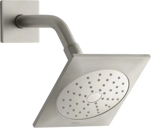 Vista 16 de Kohler 45215-G-BN Loure® Cabezal de ducha de una sola función, 1.75 gpm, níquel cepillado vibrante 2-cepillado níquel