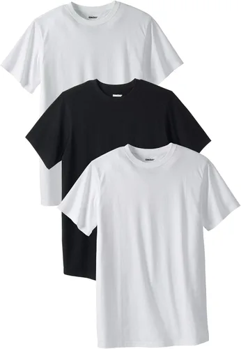 Vista 9 de KingSize Paquete de 3 camisetas de algodón con cuello redondo para hombre Surtido Básico (0499)