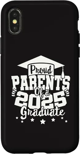 Vista 4 de iPhone 15 Parents of a 2025 Graduate Class Senior Graduation Grad 25 Case