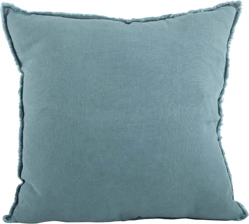 Vista 24 de SARO LIFESTYLE Almohada de diseño con flecos con relleno de plumón, negro, 20 pulgadas (13049.BK20S)